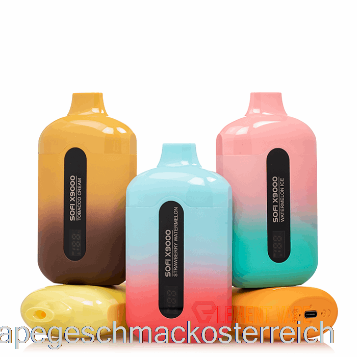 Sofi X9000 0 % Null Nikotin Smart Einweg-Double-Apple-Vape-Geschmack